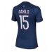 Günstige Paris Saint-Germain Danilo Pereira #15 Heim Fussballtrikot Damen 2023-24 Kurzarm